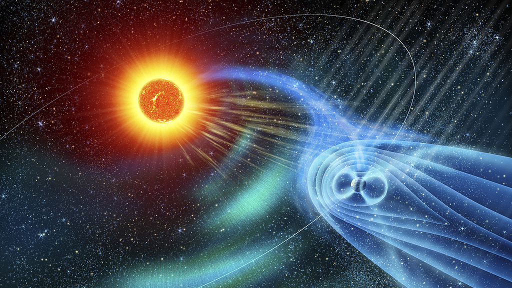 Exposiones magnéticas entre el sol y la tierra